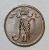 1 пенни 1915 год.Николай II.Русская Финляндия.Медь.