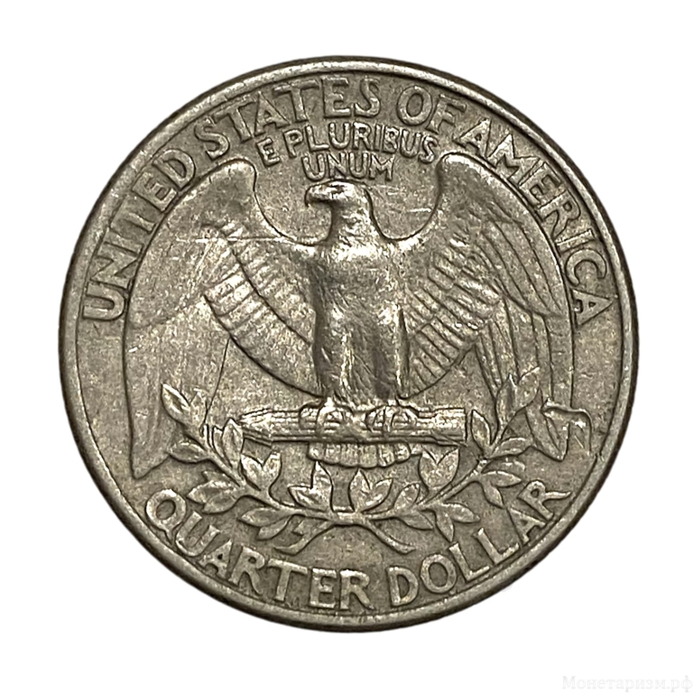 25 центов (квотер) 1977 год D.Вашинитон.США.