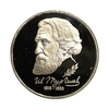1 рубль 1993 год "Тургенев И.С.,175 лет со Дня Рождения".PROOF в холдере.