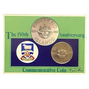 Набор 50 пенсов 1983 год.150 лет заселения.Фолклендские Острова.