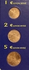 Годовой набор 1,2,5 евроцента 2004 год.Республика Сан-Марино.В буклете.