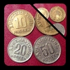 Лот-набор монет 1946 Шпицберген 4 шт. Оригинал.Редкость.