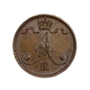 1 пенни 1888 год.Александр III.Русская Финляндия.Медь.