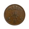 5 пенни 1873 год.Александр II.Русская Финляндия.Медь.