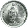 1/2 франка 1967 год.Швейцария.Серебро.