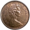 1/2 пенни 1971 год.Елизавета II.Великобритания.
