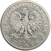 2 злотых 1933 год «Ядвига.Польша».Серебро.