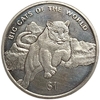 1 доллар 2001 год.Пума.Большие кошки мира.Сьерра-Леоне.