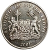 1 доллар 2001 год.Пума.Большие кошки мира.Сьерра-Леоне.