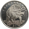 1 доллар 2006 год.Трицератопс.Динозавры.Сьерра-Леоне.