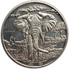 1 доллар 2007 год.Слон.Животные Африки.Сьерра-Леоне.