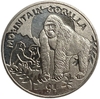 1 доллар 2011 год.Горная горилла.Обезьяны Африки.Сьерра-Леоне. 