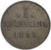 1 зекслинг 1855 год.Вольный город Гамбург.Германия.