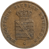 1 пфеннинг 1862 год.Саксен-Мейнинген.Германия.Медь.