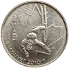 25 центов 2008 год.Фристайл.XXI Зимние Олимпийские Игры в Ванкувере.Канада.