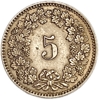 5 раппен 1912 год.Швейцария.