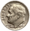 10 центов (дайм) 1980 год P.Рузвельт.США.