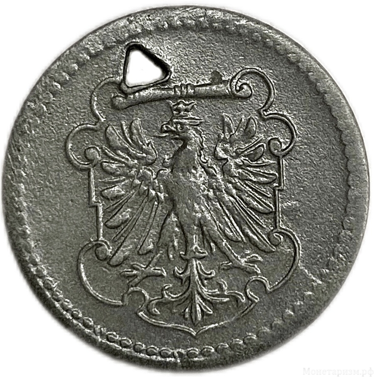 10 пфеннигов 1917 год.Франкфурт на Майне.Германия.Нотгельд. 