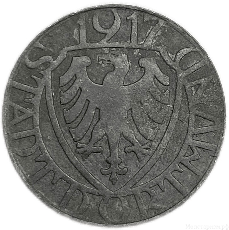 10 пфеннигов 1917 год.Дортмунд.Германия.Нотгельд.