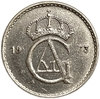 50 эре 1973 год.Густав VI.Швеция.