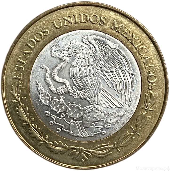 100 песо 2006 год.Халиско.Мексика.Серебро,биметалл.