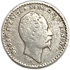 10 эре 1855 год.Оскар I.Швеция.Серебро.