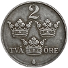 2 эре 1947 год.Густав V.Швеция.Железо.