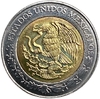 5 песо 2008 год.100 лет революции.200 лет независимости.Мигель Рамос Ариспе.Мексика.Биметалл.