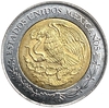 5 песо 2010 год.100 лет революции.200 лет независимости.Хосе Мария Морелос и Павон.Мексика.Биметалл.