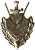 Знак петличный МВД СССР.Эмблема.Щит и меч.