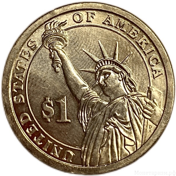 1 доллар 2011 год.18 президент Америки (1869-1877 гг.).Улисс Грант.США.