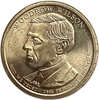 1 доллар 2013 год.28 президент Америки (1913-1921 гг.).Вудро Вильсон.США.
