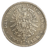 2 марки 1876 год F.Вюрттемберг.Германия.Серебро.