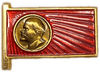 Знак лмд Знамя А.И.Ленина.СССР.Латунь.