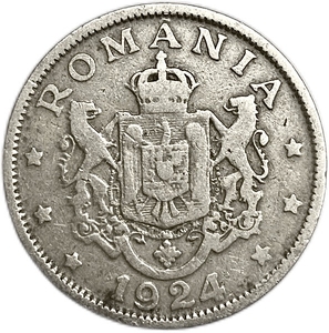 2 лей 1924 год.Румыния.