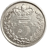 3 пенса 1873 год.Королева Виктория.Великобритания.Серебро. 