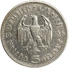 5 рейхсмарок 1936 год A.Пауль фон Гинденбург.Курица.Германия.3-ий Рейх.Серебро.