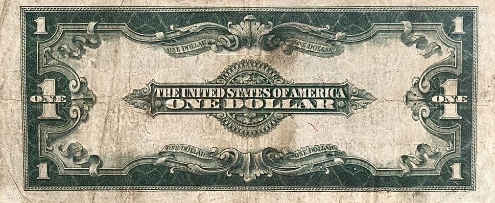 1 доллар 1923 год G.Джордж Вашингтон.Серебряный сертификат.США.Банкнота.