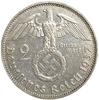2 рейхсмарки 1937 год E.Пауль фон Гинденбург.Германия.3-ий Рейх.Серебро.