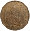 1 пенни 1963 год.Елизавета II.Великобритания.Бронза.