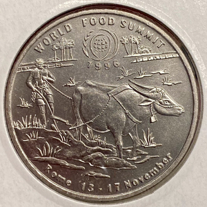 10 кип 1996 год.Саммит FAO в Риме 13-17 ноября.Буйвол.Лаос.