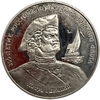 Монетовидный жетон ММД.300 лет Российскому флоту.Пётр I Великий.Флот.