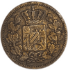 2 пфеннинга 1859 год.Людвиг II.Бавария.Германия.Медь.