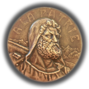 Медаль настольная 1814-1914 "Ala Patrie"швейцарское благотворительное общество в Петербурге