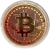 Сувенирный монетовидный жетон.BITCOIN.Криптовалюта.Медь.