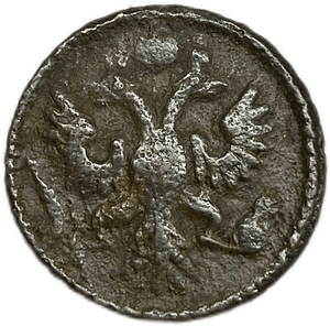 Полушка 1734 год.Анна Иоанновна.Медь.