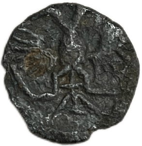 Полушка ВРП 1720 год.Петр I.Медь.