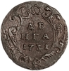 Деньга 1731 год.Анна Иоанновна.Медь. 