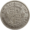 1/2 кроны 1940 год.Георг VI.Великобритания.Серебро.