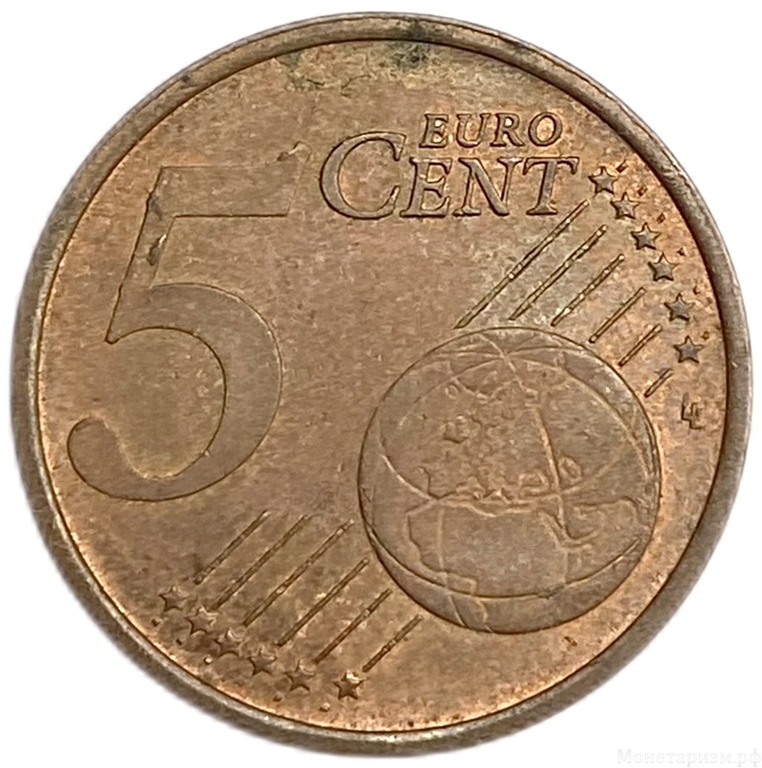 5 евроцентов 2002 год.Финляндия.